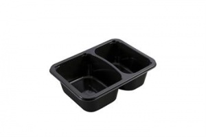 Wholesale In Stock Disposable CPET Food Takeaway Meals Tray Or Vacuum Tray 