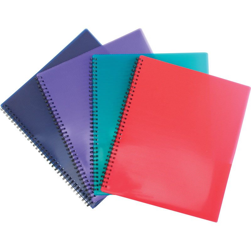 Colourful Transparent PVC A4 Size Sheet For Stationery Binding Cover