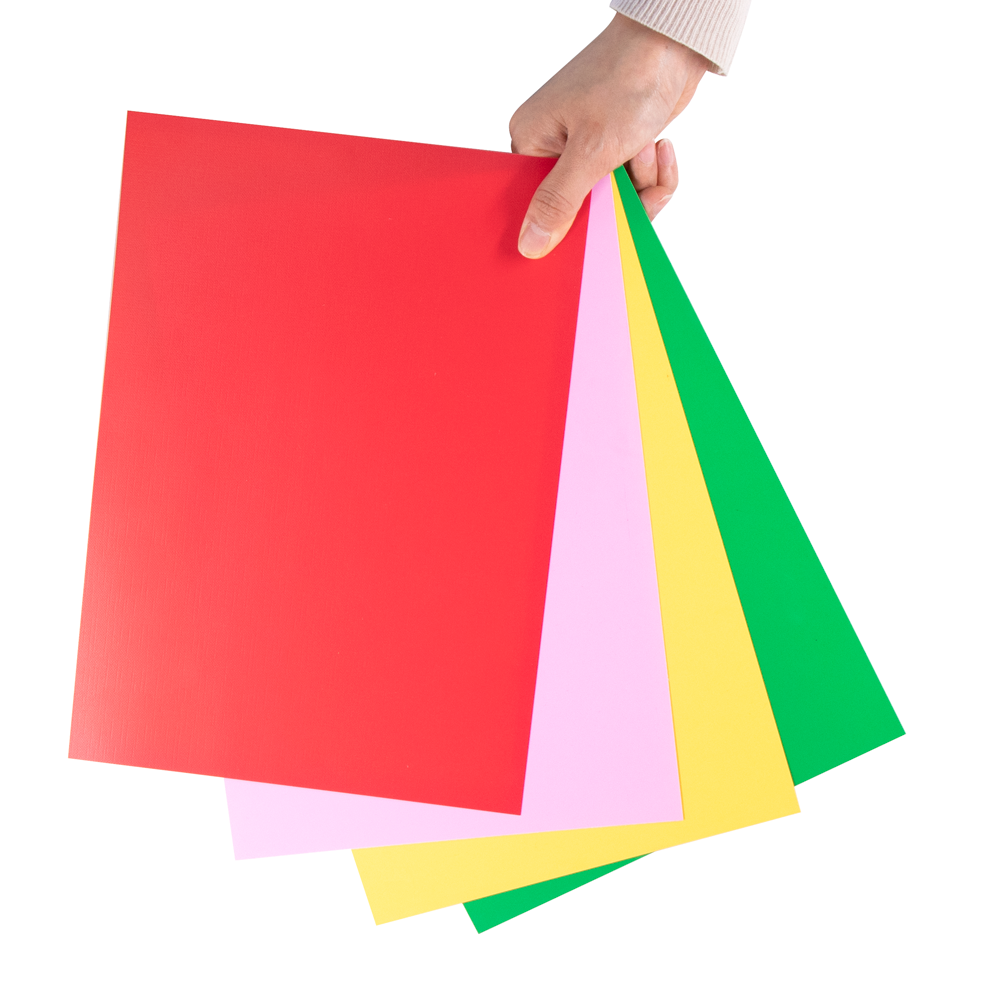 Colourful PVC Plastic Sheet For Stationery Binding Cover