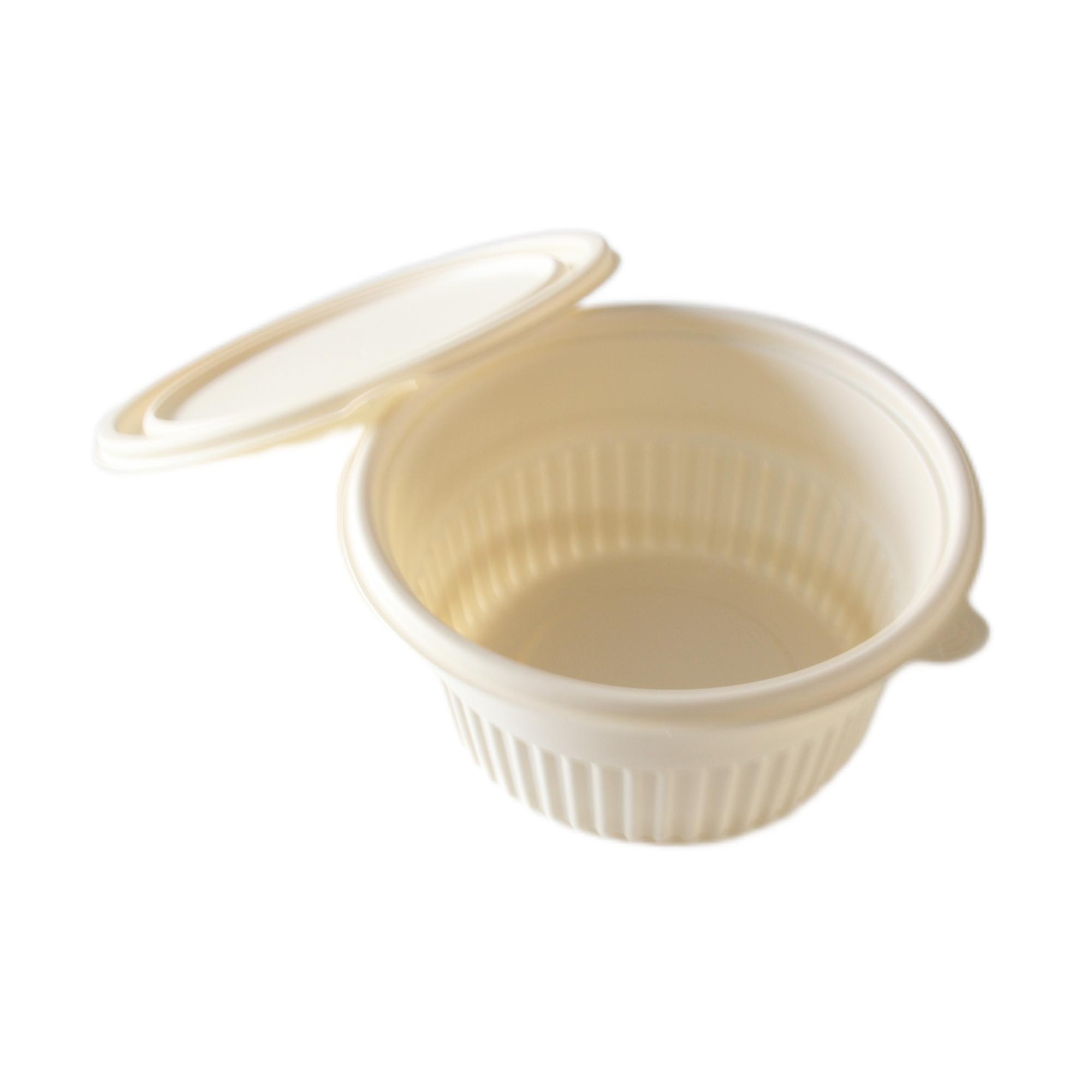 PLA Beige Disposable Food Trays