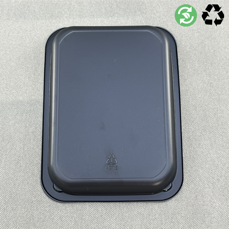 Chinese Direct Price Disposable Black/White Eco-Friendly CPET Food Tray