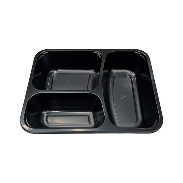 Custom Plastic Food Insert Tray Black Cpet Disposable Plastic Food Tray Hot Meal  Prep Containers - China Food Tray and Cpet Food Tray price