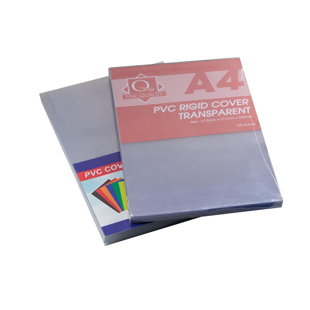 Transparent A4 Size Polyvinyl Chloride (PVC) Rigid Sheet For Stationery Cover