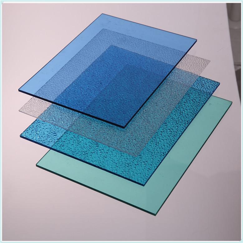 Unbreakable Crystal Clear Polished Surface UV Stabilized Polycarbonate Sheet Panel 