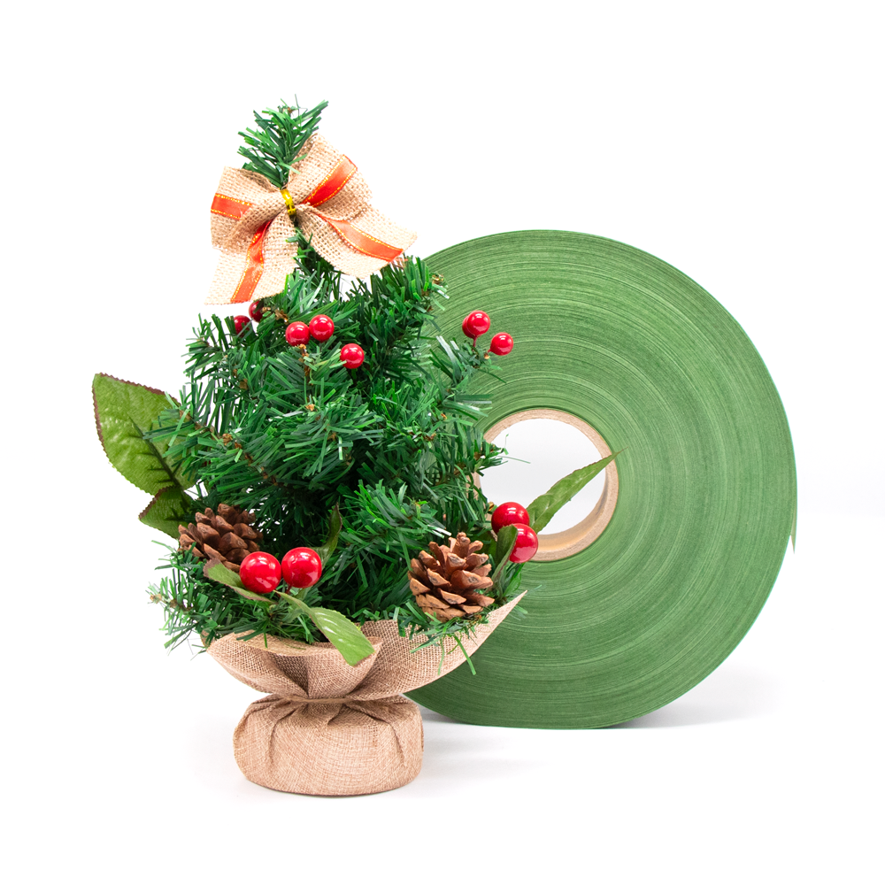 Green PVC Film Vinyl Fence for Christmas tree 